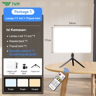 TNW Lampu Foto Led Lampu Lighting Lampu Sorot Lighting Studio+Tripod Lampu Konten Kreator Lighting S