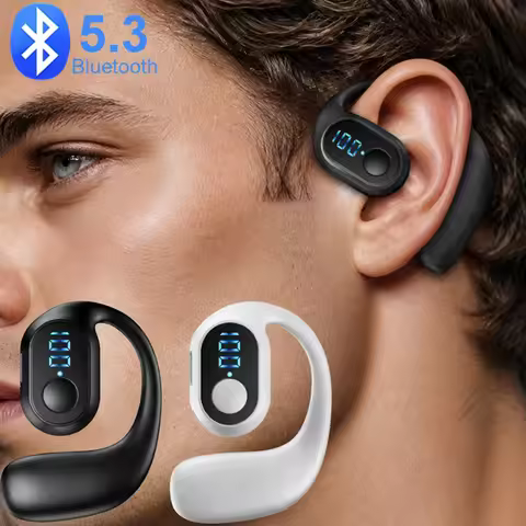 Q7-Wireless Earphones Bluetooth 5.3 Mini Handsfree Waterproof Sport Music Headset Single Earbuds OWS