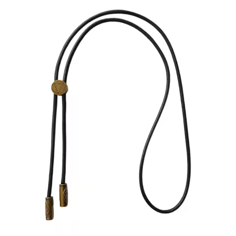 Vintage Bolo Tie Men Engraved Pendant Necktie Cowboy Bolo Tie Costume Neckwear