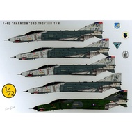 DECAL (Water DECAL) Siam Scale 1/72 F-4E "PHANTOM" 3RD TFS/3RD TFW