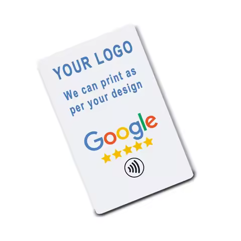 NFC Custom Printing Google Reviews NFC Cards for Android/iPhone Tap URL Writing Social Business Revi