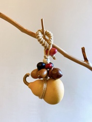 天然葫蘆吊飾-乾燥果實/金剛菩提子/紅鳳豆兩款/植物