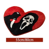 [Homyl478] Halloween Bathroom Rug Scary Rug Bedroom Rug Kitchen Toilet Carpet Funny Area Rug Hallowe