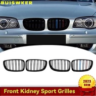 Front Grille Trim Strips For BMW  E81 E87 E82 E88 128I 130I 135I Sport Grill Double Slat Line Grille
