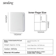 Sanseking Pokemon 151 Sticker Card Album 9 Grid High Aesthetic Value Na Zhang Card Storage Book Pink