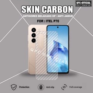 Skin Carbon Itel P70 Power 70 Itel City 100 Anti-scratch Garskin Back Protector Itel P70 Power 70 It