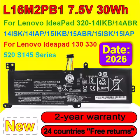 For Lenovo Ideapad 320-15IKB-15IAP-15AST-15ABR-14ABR 520-15IKBR 330-15ICN L16L2PB2 L16L2PB1 L16M2PB1