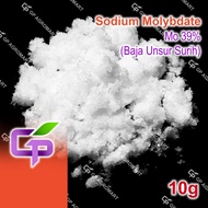 10g Sodium Molybdate Mo 39% / Na2MoO4 / Trace Element / Molybdenum / Bahan Baja AB Fertigasi