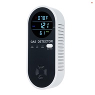 Natural Gas Detector 3 in 1 Plug-in Propane Gas Detector (Gas, Temperature and Humidity) Combustible