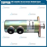 12V 6N9988 6N-9988 Fuel Shut Off Solenoid For Caterpillar CAT 3208 3116 Engines 6N9988 6N-9988