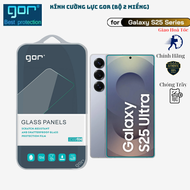 Combo 2 kính cường lực Gor cho Samsung Galaxy S25 Ultra/ S25 Plus/ S25/ S25 Edge - Hàng Chính Hãng