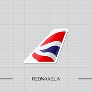 British Airways Tail Vinyl Stickers Outdoor Suitcase Stickers