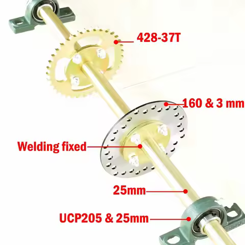 1000MM 850MM Rear Axle Assembly With 4 Hole 3 Hole fixing seat for 110cc-250cc ATV Quad Go Karts par