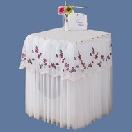 Lace Waterproof Sunscreen Drum Washing Machine Cover Side Open Washing Machine Cover 8kg 10kg Fully 