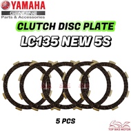 YAMAHA LC135 5S CLUTCH PLATE SET LC135 5SPEED LCNEW CLUTCH DISK CLUTCH DISC SET ( 5PCS ) ORIGINAL