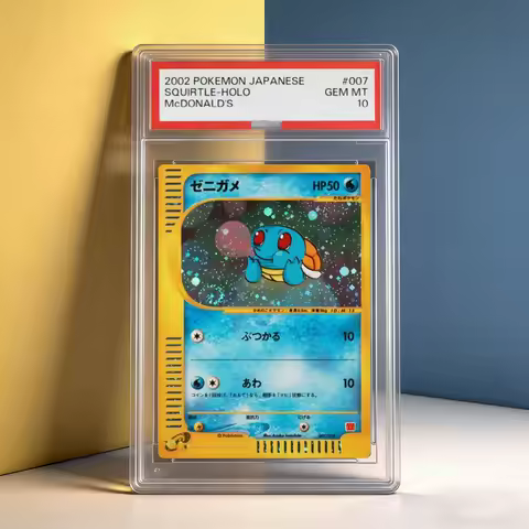 2002 Jp PTCG Squirtle Holo Card Promo GEM MT 10 Rare Collector Trading Card Anime Game Hobbies Colle