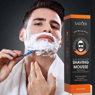 Shaving Cream Men's Shaving Foam Gentle Refreshing Shaving Foam Beard Shaving Softening 60ml R3q5