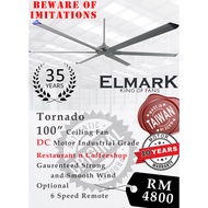 Elmark HVLS Ceiling Fan 100" Tornado | 遥控风扇