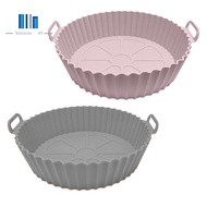 Air Fryer Silicone Pot,Air Fryer Accessories, Reusable Non-Stick Air Fryer Basket,for Oven,Microwave Cake Baking Mould