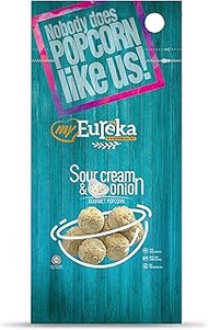 Eureka Sour Cream & Onion Popcorn Aluminium Pack 140g