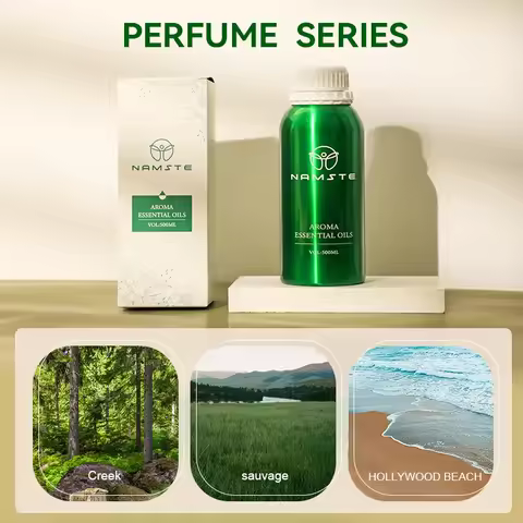 500ML NAMSTE Scented Oils Home Air Freshener Device Electric Aromatic Oasis Plant Extract Essential 