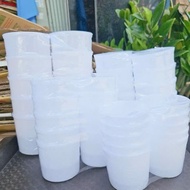 Combo of 5 plastic ice cups, ice cups, convenient plastic ice cups