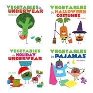 Milu HACHETTE ผักใน Abrams Appleseed เด็กปี S สมุดวาดภาพระบายสีสำหรับเด็กหนังสือนิทานหนังสือภาษาอังก