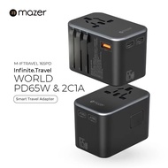 Mazer Infinite.WORLD Travel GaN 65W PD Travel Charger
