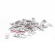 100 Pieces Of Root Teeth Fishtail Soldering Into The Print Connector Size 6.3*0.8MM. With Male