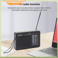 [joytownonline.sg] Mini AM/FM Radio AA Battery Powered Full-wave Band Emergency Radio Receiver