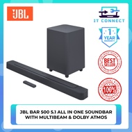 Ready Stock - JBL Bar 500 5.1-channel soundbar with MultiBeam and Dolby Atmos Surround Sound