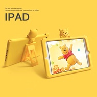 Cartoon Winnie the Pooh Kids Silicon Case For IPad 2 3 4 Mini 3 2 1 4 5 2017 2018 9.7 10.5 Air Pro 2019 Stand Tablet Cover