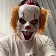 Topeng Badut Seram untuk Kostum Halloween