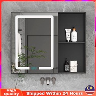 🔥HOT🔥Aluminium Bathroom Cabinet with Mirror Large Storage Mirror Cabinet Kabinet Cermin Mirror Box w