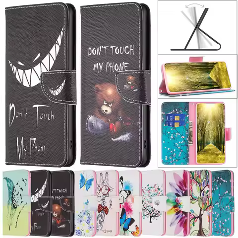 Painted Pattern Flip Case For Nokia G42 C32 C21 C22 G22 G310 C12 C110 C02 G20 X10 X20 Leather Capa C