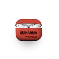 🎉九成新 日本 SKINARMA SPUNK AirPods Pro 2 (Orange Red)  合成皮革雙層結構防撞保護殼