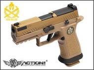 【Action!】預購免運）ParaBellum P320 M18X GBB手槍 (沙色) SIG M18 軍版 PB