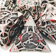 Dungeons & Dragons Dice Metal Dice Set MTG DND Dice D&D Dice Metal DND Dice Role Playing Game RPG Bo
