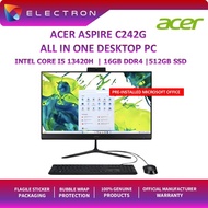 Acer Aspire C242G-13420W11 23.8" FHD All-In-One Desktop PC(i5 13420H,16GB,512GB SSD, Intel,W11P, HS)