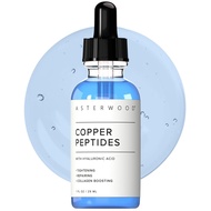 Asterwood Copper Peptide Facial Serum Contains GHK-Cu and Hyaluronic Acid-Anti-Aging Facial Serum-1o