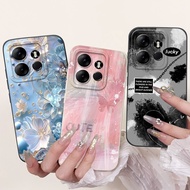 Tecno Pop 7 BF6 Case Tecno Pop 7 Pro Cover BF7 BF7h Luxury Fashion Flowers Kawaii Girl Cute Cat Shoc
