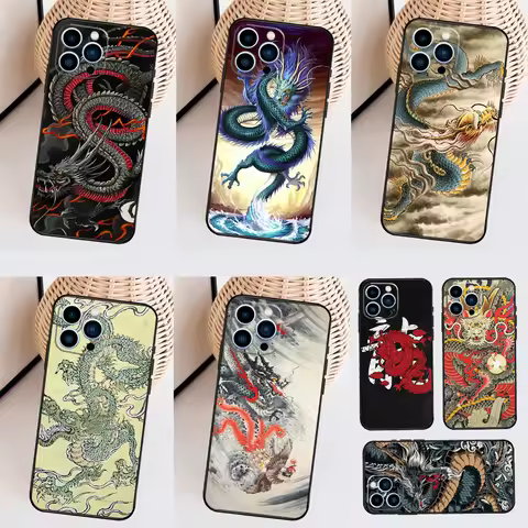 Chinese Dragon For OPPO Reno 12 13 14 11 10 Pro 14F 13F 12F 11F 7 8 Lite 8T OPPO Find X9 X5 X6 X8 Pr