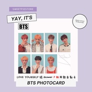 READY STOCK: BTS LOVE YOURSELF UNOFFICIAL PHOTOCARD