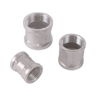 1pcs 1/2"(20mm)3/4"(25mm) 1"(32mm) Female Thread 304 Stainless Steel Double Wire Pipe Joint Hardware Plumbing Fitting Connectors