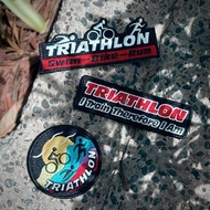 【刺繡布貼】TRIATHLON 鐵人三項 魔鬼氈版 (三款)