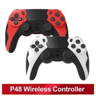 Wireless Controller BT Gamepad For PS4 PS3 Console PC Joystick With Touch Pad  6-axis Gyro Double Vibration Latency Free Gamepad