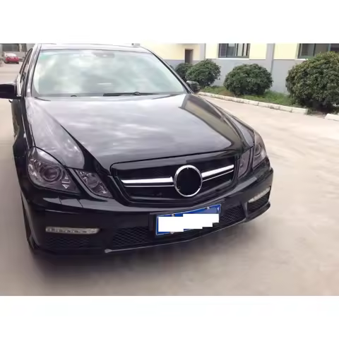 Diamond Front Bumper Grille Mesh For Mercedes Benz E Class W212 E200 E250 E350 For AMG 2010-2013 Fro
