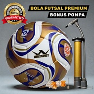 Wildshot GOLD STRIKE Futsal Ball Size 4 FIFA Follow Original Futsal Ball Bonus Pump Bola Futsal Bola