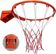 Luwint 18" Breakaway Basketball Rim and Net - Regulation Replacement Rim for Garage, Indoor & Outdoo
