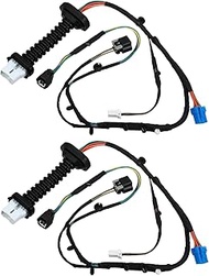 INFINAUTO 2pcs Rear Door Harness with Connectors for Dodge for RAM 1500 2500 56051931AA 56051931AB 5